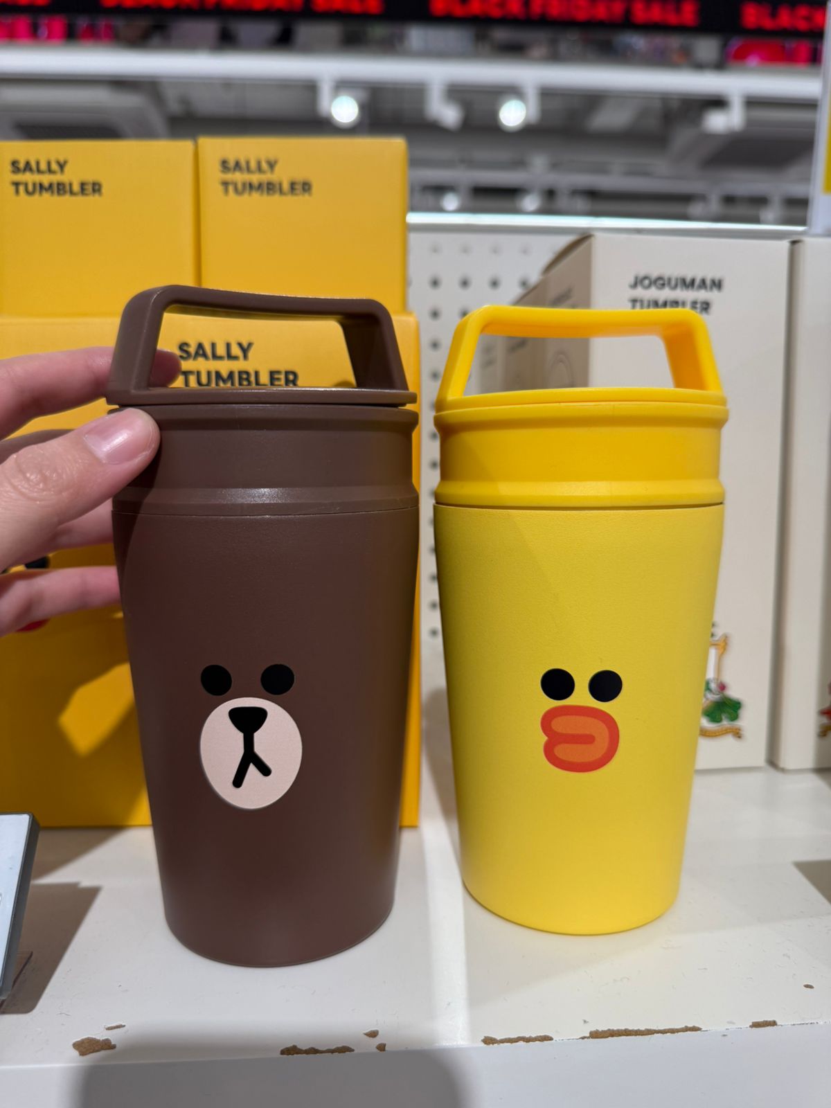[LINE FRIENDS] TUMBLER BROWN & SALLY ukuran 320ml