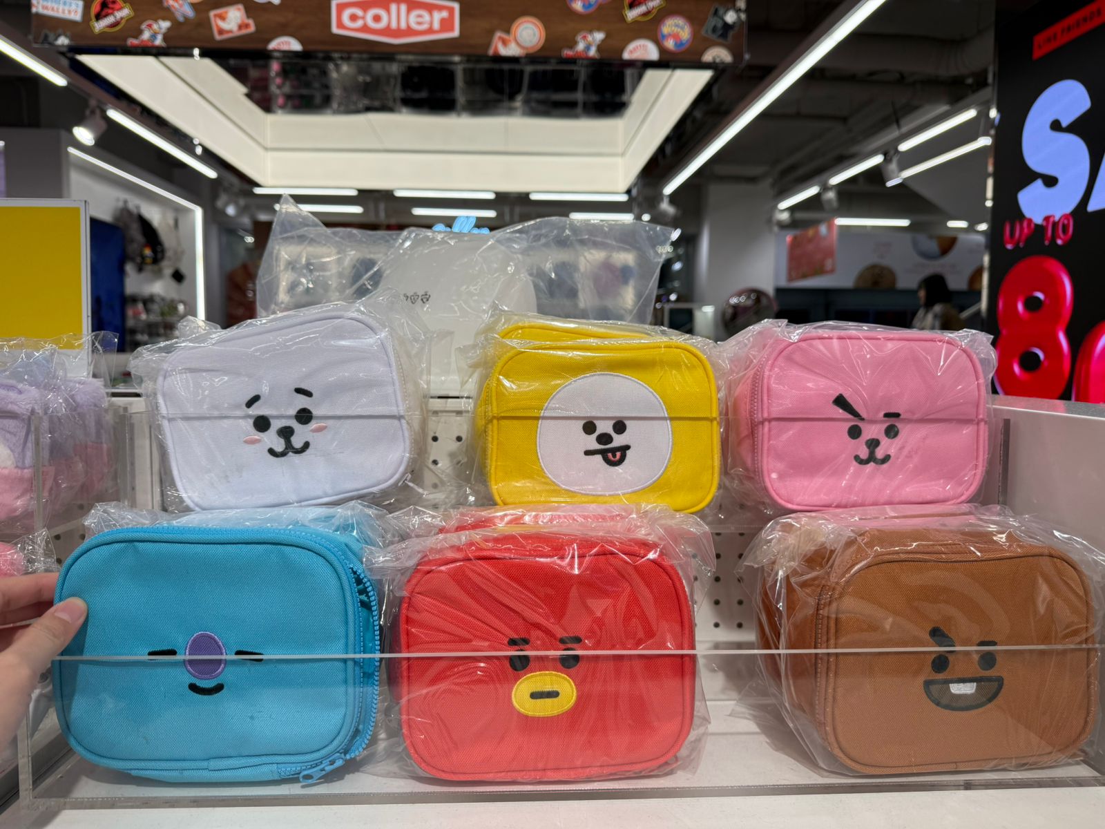 [LINE FRIENDS] MULTI POUCH SMALL BT21