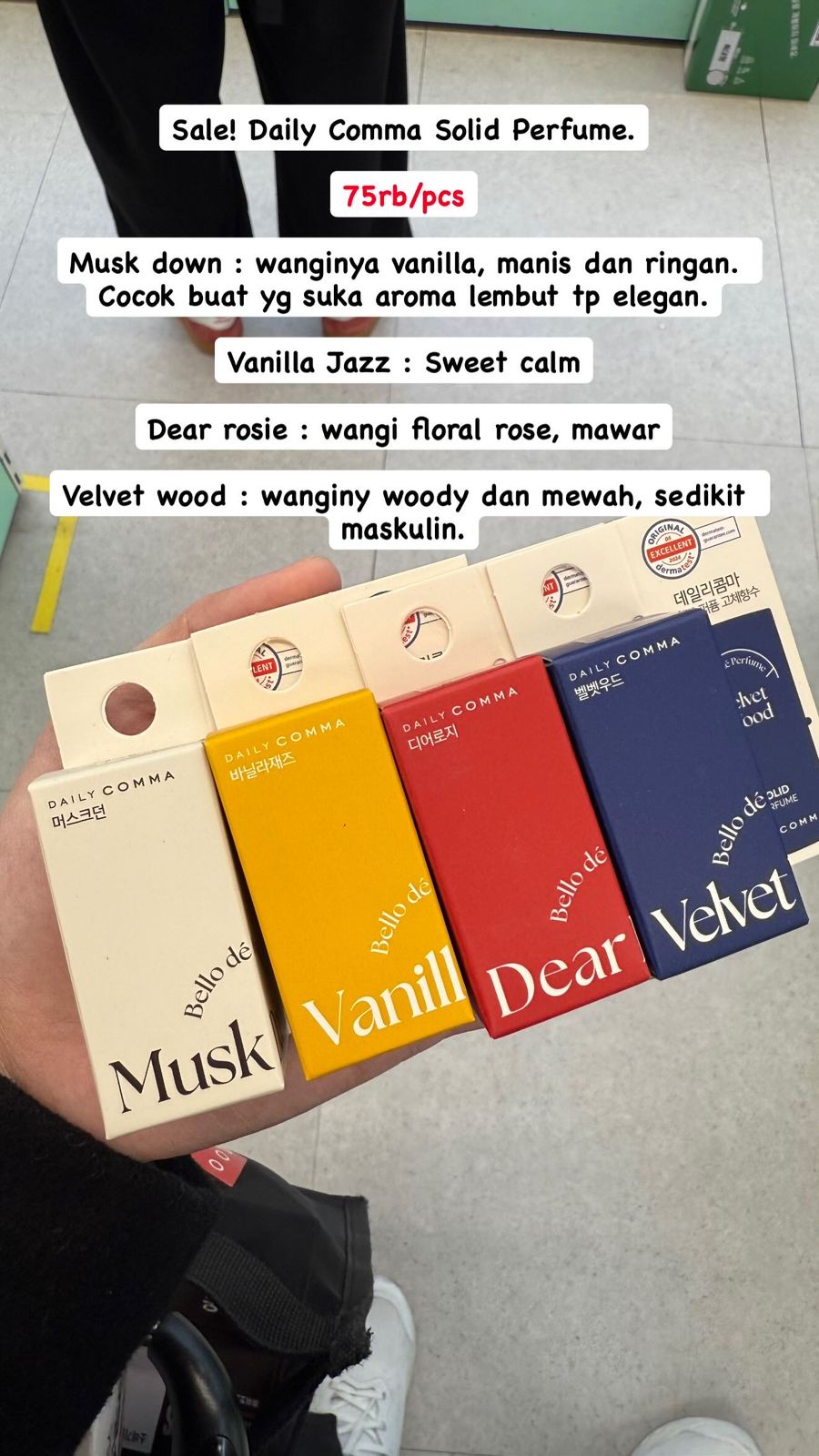 Daily Comma Solid Perfume.